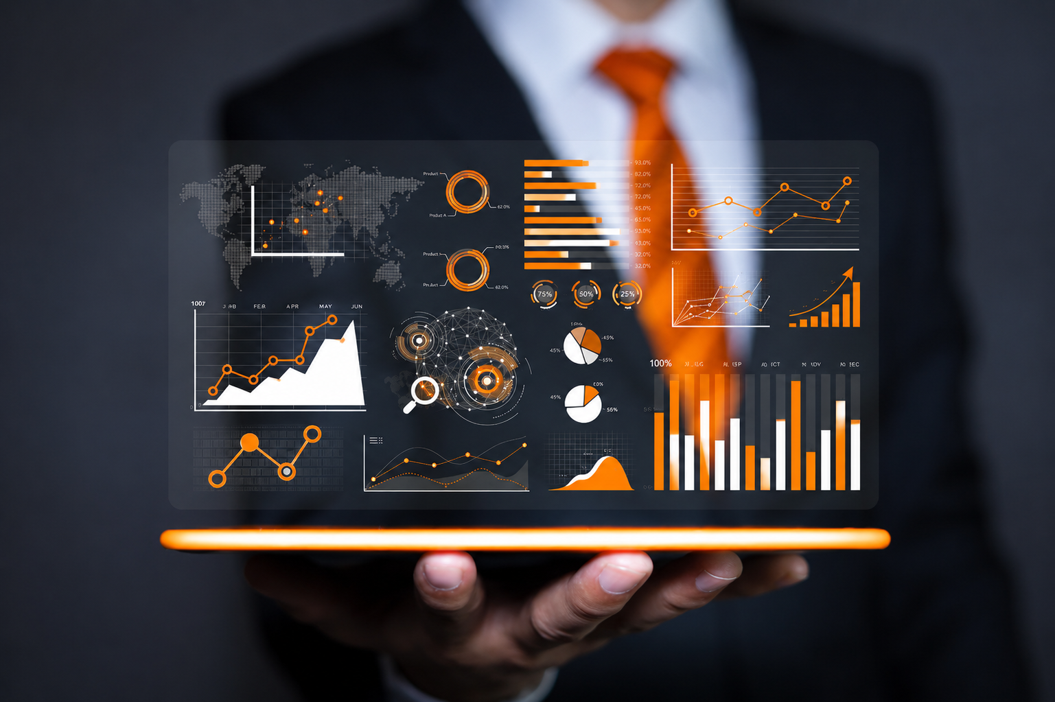 Analytics and performance tracking dashboard